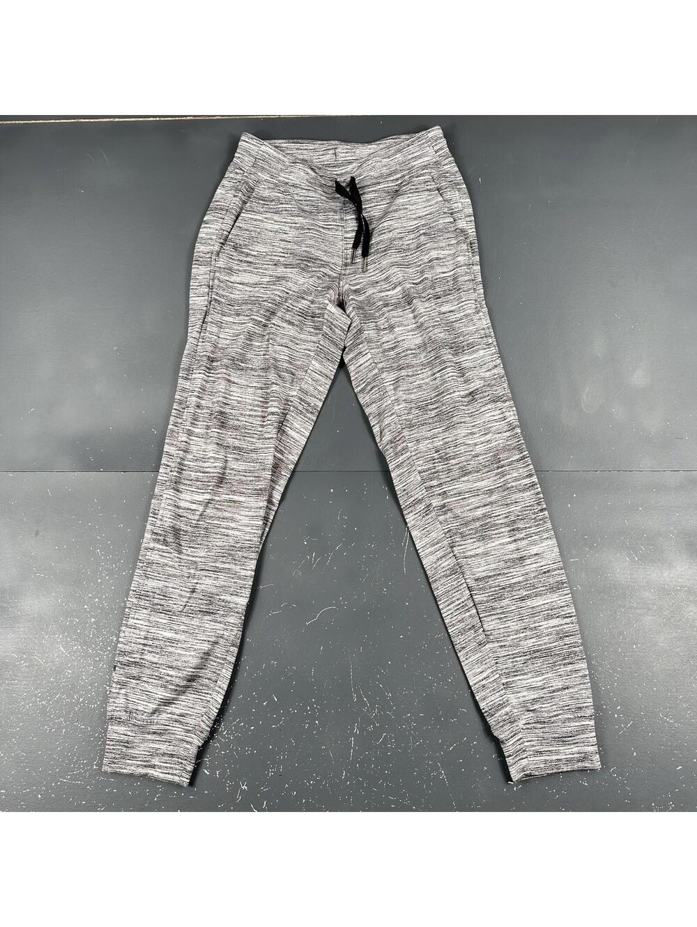 Lululemon Rulu Jogger Women 4 Heather Gray Sweatpants Casual Comfort Athleisure